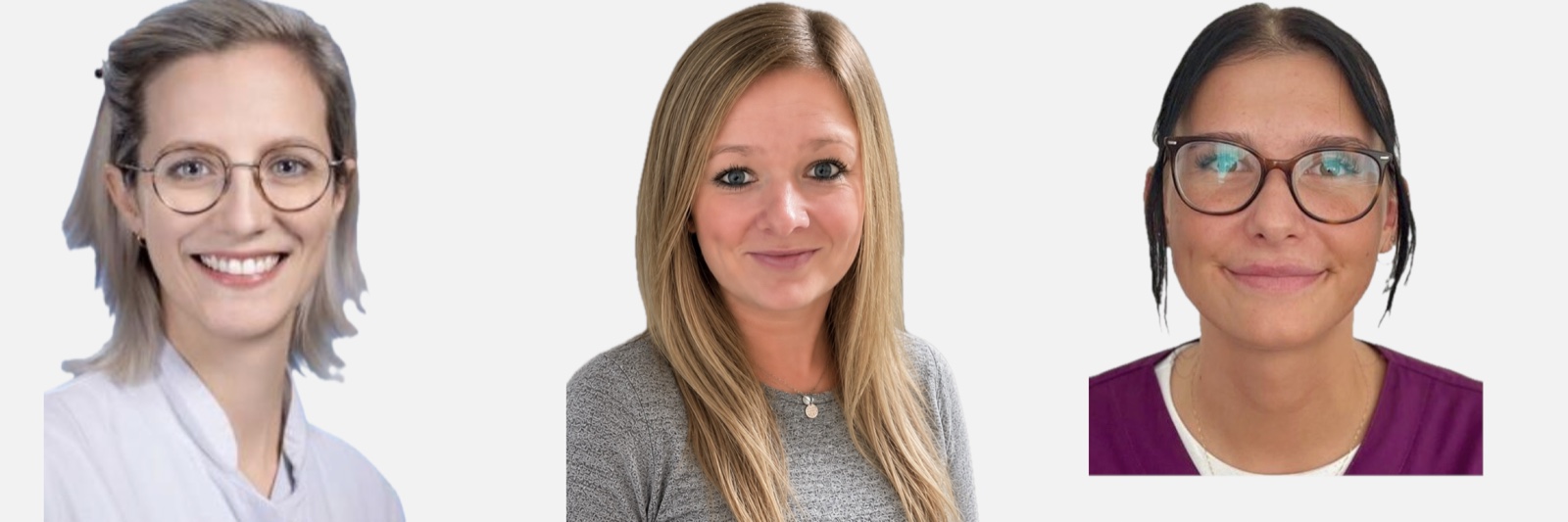 Neu im Team: Charlotte Le Roux, Christin Eichinger und Aleksandra Chojnacka